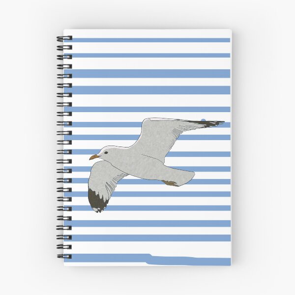 Item preview, White Seabird on Blue Line Art designed and sold by SugarCore.