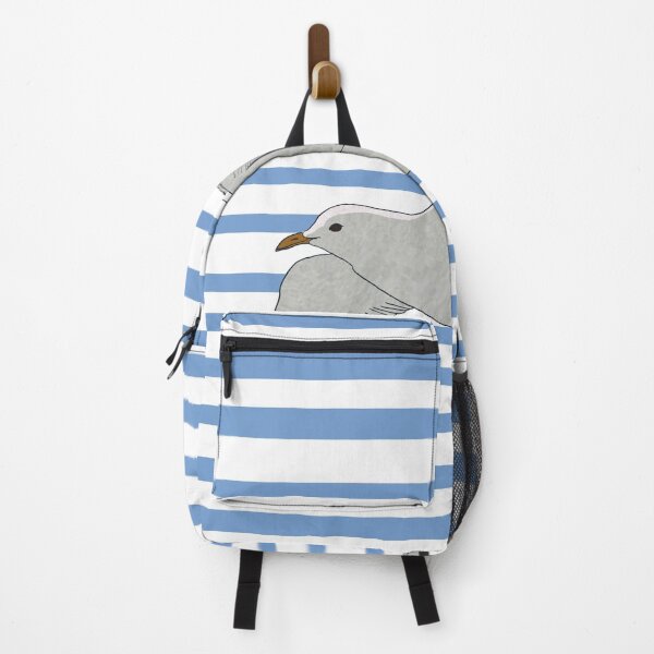 Item preview, White Seabird on Blue Line Art designed and sold by SugarCore.