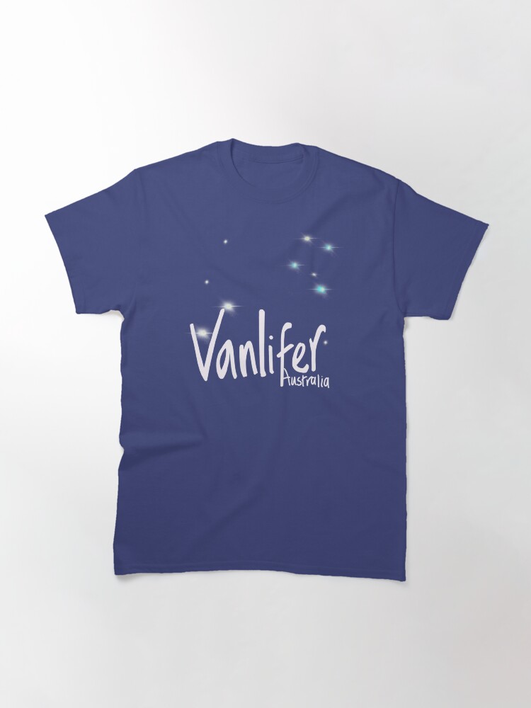 Alternate view of Vanlifer Australia with Southern Cross - choose your colour! Classic T-Shirt