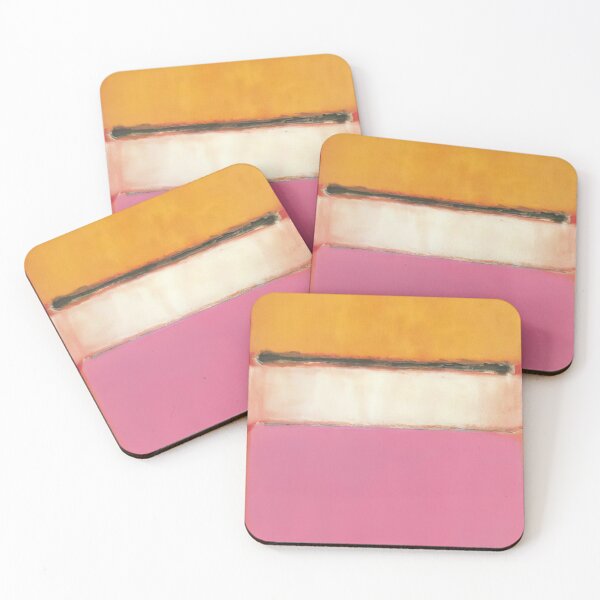 Item preview, White Center (yellow, Pink And Lavender On Rose) - 1950 By Mark Rothko designed and sold by Postarpindesign.