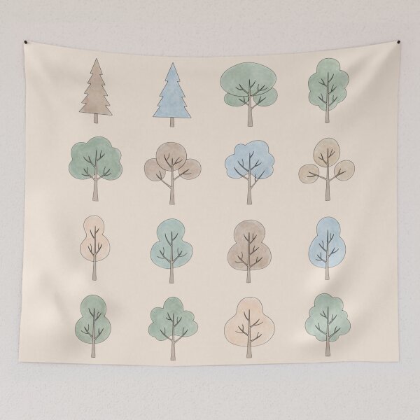 Item preview, Soft Minimal Trees Collection designed and sold by 0606PM.