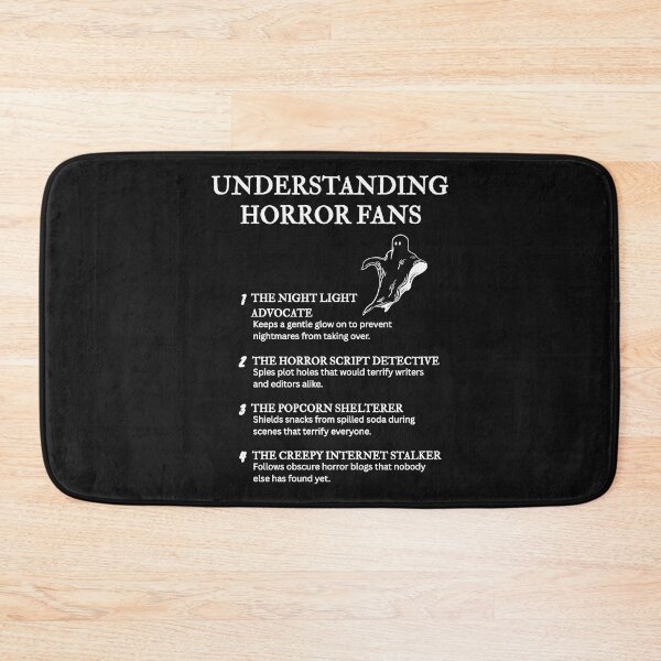 Item preview, Understanding Horror Fans Vol. 3 – Horror Movie Humor & Insight – Black designed and sold by PsyFlow35.