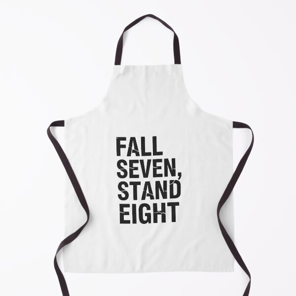 Item preview, Fall Seven Stand Eight Bold Motivational T-Shirt designed and sold by MofazStyle.