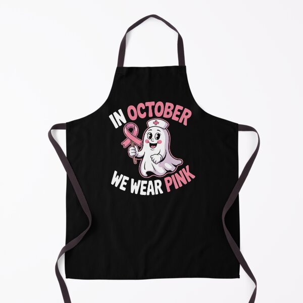 Item preview, in October We Wear Pink Nurse Ghost Halloween 2025 - Perfect Design for Nurses and Breast Cancer Awareness Supporters. designed and sold by ZyziowskyArt.