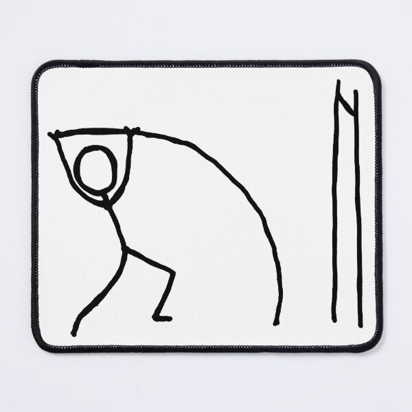 Item preview, Pole Vaulting Stickman designed and sold by Mark-Ewbie.