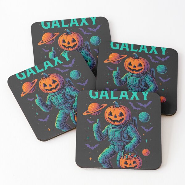 Item preview, Trick or Treat Galaxy – Pumpkin Astronaut Trick-or-Treating in Space designed and sold by KrintoryTees.