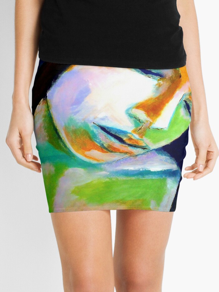 Reflective Mini Skirt for Sale by Helenka