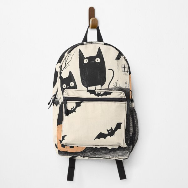 Item preview, black cats in Halloween day designed and sold by Anicue.
