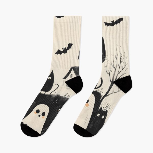 Item preview, black cats in Halloween day designed and sold by Anicue.