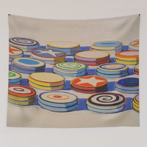 Item preview, Pastel Dessert Glow By Wayne Thiebaud designed and sold by Postarpindesign.
