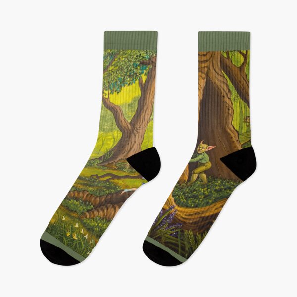 Item preview, Fairies in the forest illustration designed and sold by Vintage Designs +.