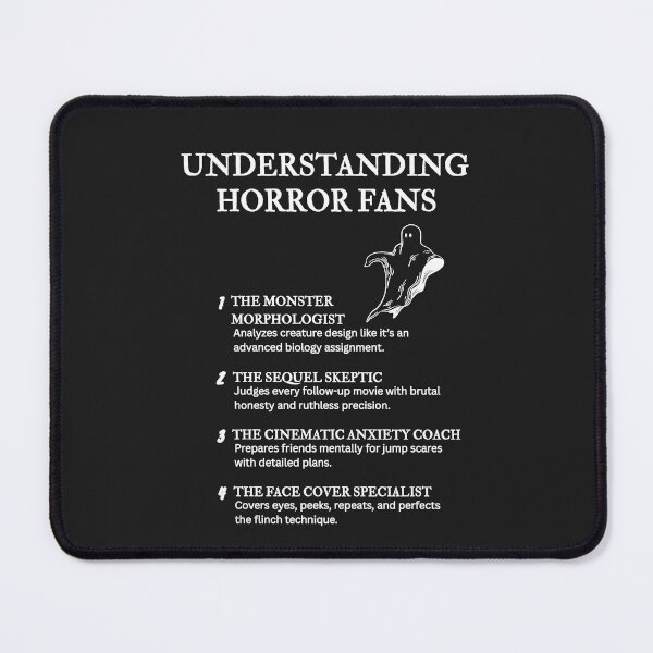 Item preview, Funny Horror Fan Humor – The Understanding Horror Fans Series – Black designed and sold by PsyFlow35.