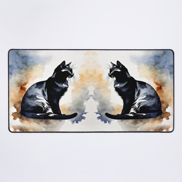 Item preview, Vintage Cat Art: Black Cat Watercolor Painting | Animal Art | Gothic Art | Cat Art | Cat Watercolor Painting designed and sold by UnhingedBird.
