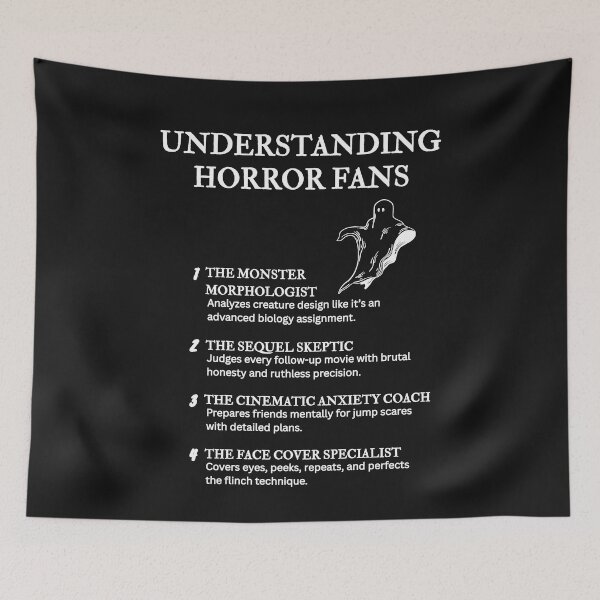 Item preview, Funny Horror Fan Humor – The Understanding Horror Fans Series – Black designed and sold by PsyFlow35.