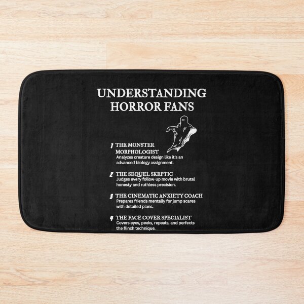 Item preview, Funny Horror Fan Humor – The Understanding Horror Fans Series – Black designed and sold by PsyFlow35.
