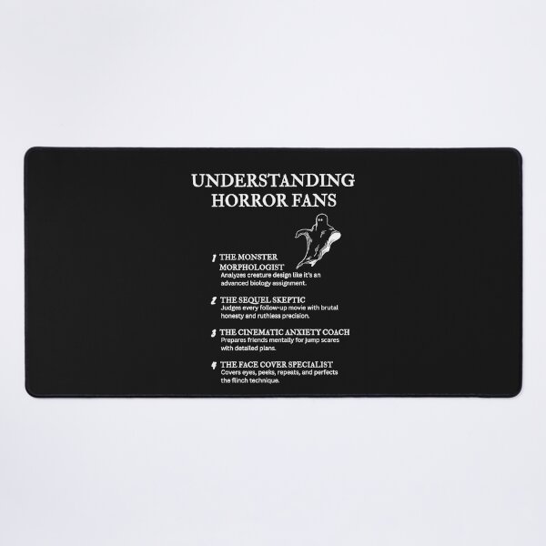 Item preview, Funny Horror Fan Humor – The Understanding Horror Fans Series – Black designed and sold by PsyFlow35.