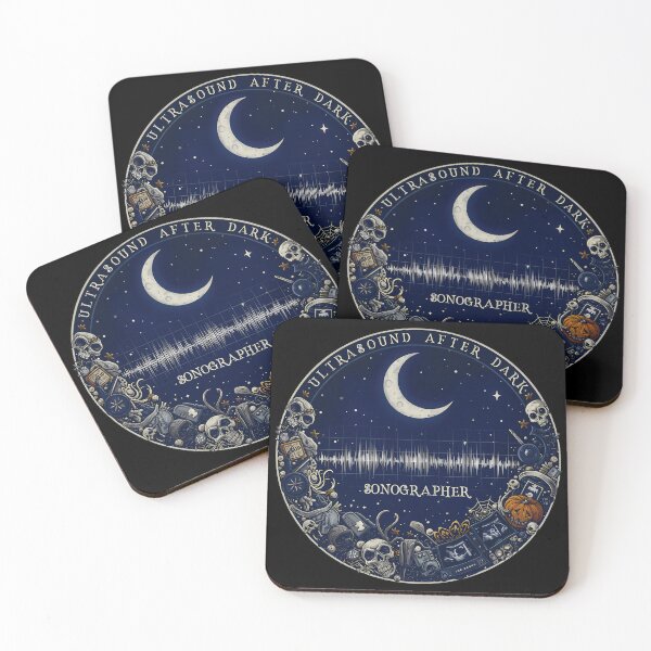 Item preview, Ultrasound After Dark – Halloween Sonographer Moon Design (1) designed and sold by InkoraLab.