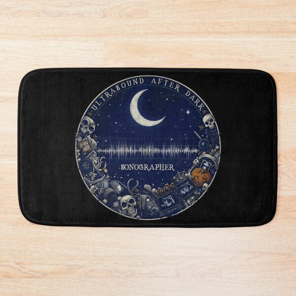 Item preview, Ultrasound After Dark – Halloween Sonographer Moon Design (1) designed and sold by InkoraLab.