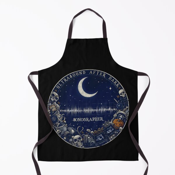 Item preview, Ultrasound After Dark – Halloween Sonographer Moon Design (1) designed and sold by InkoraLab.