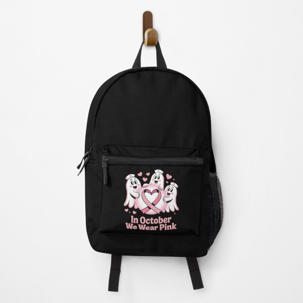 Item preview, in October We Wear Pink Nurse Ghost Halloween 2025 - Perfect Design for Nurses and Breast Cancer Awareness Supporters. designed and sold by ZyziowskyArt.