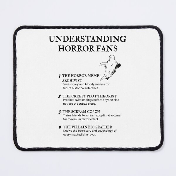 Item preview, Understanding Horror Fans – Blood, Popcorn, and Midnight Madness designed and sold by PsyFlow35.