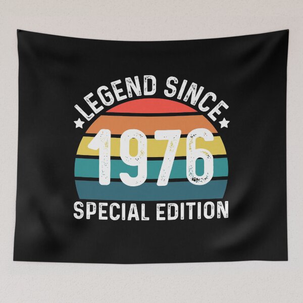 Item preview, Legend Since 1976 - Vintage Retro Special Edition Birthday Celebration  designed and sold by Shape Snip Studio.