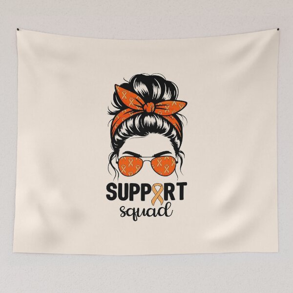 Item preview, Leukemia Cancer Awareness - Support Squad Messy Bun I designed and sold by Lemon Pepper.