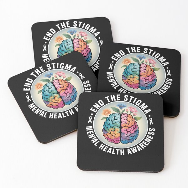 Item preview, End The Stigma Mental Health Awareness designed and sold by Formatage.