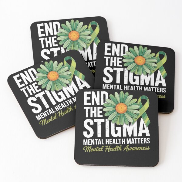 Item preview, End The Stigma Mental Health Matters Awareness Brain Illness designed and sold by Formatage.