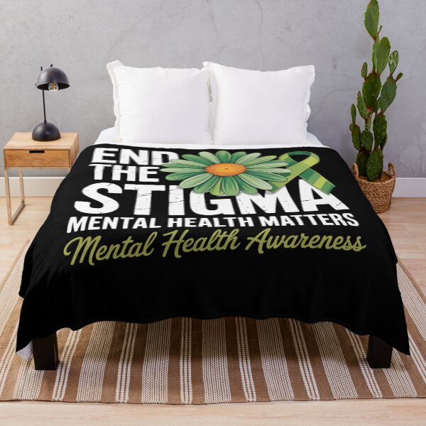 Item preview, End The Stigma Mental Health Matters Awareness Brain Illness designed and sold by Formatage.