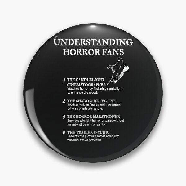 Item preview, Understanding Horror Fans – For Obsessed Movie Buffs – Black designed and sold by PsyFlow35.