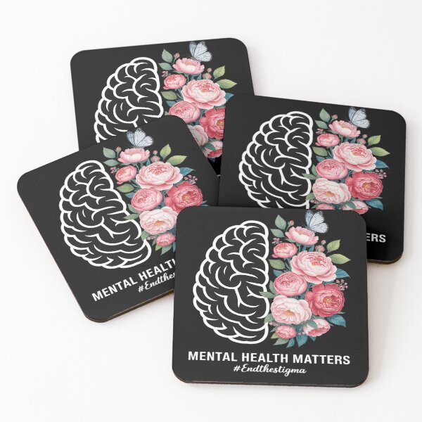 Item preview, End The Stigma Mental Health Matters Mental Awareness designed and sold by papertaless.