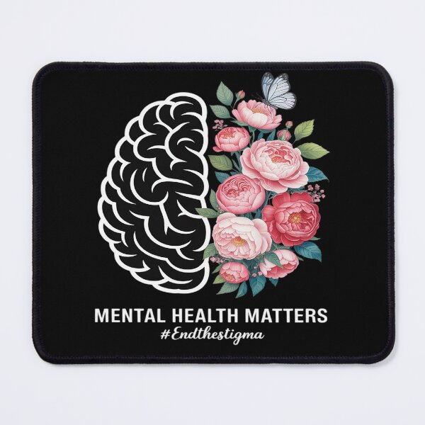 Item preview, End The Stigma Mental Health Matters Mental Awareness designed and sold by papertaless.