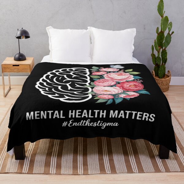 Item preview, End The Stigma Mental Health Matters Mental Awareness designed and sold by papertaless.