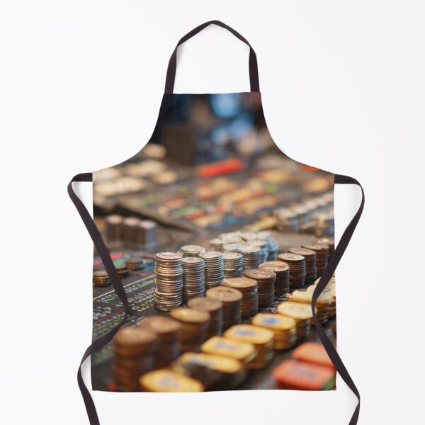 Item preview, Stacks of Coins and Colorful Tokens – Abstract Finance and Strategy Concept designed and sold by mliotard.