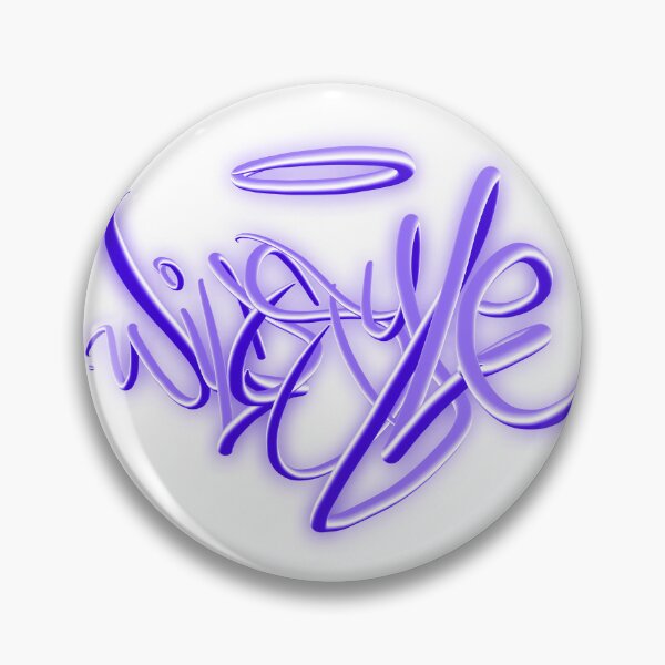 Item preview, Neon Purple Abstract Wildstyle Tag with Halo designed and sold by Smurfie One1.