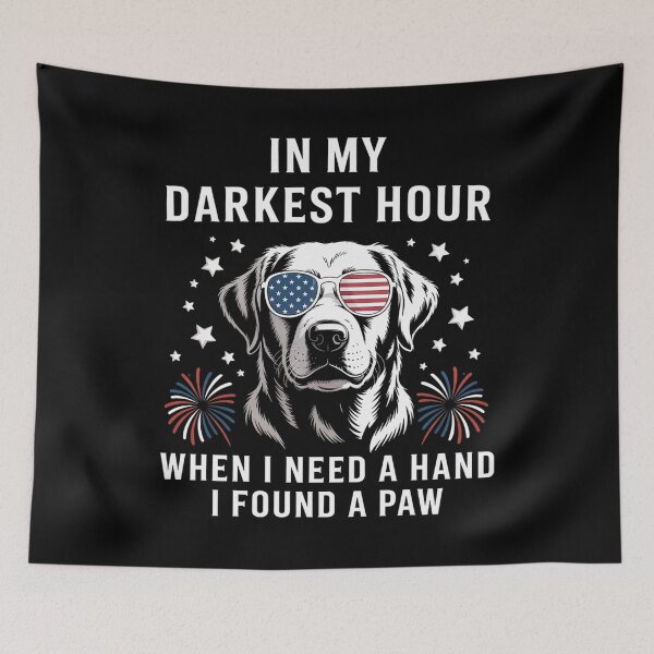 Item preview, Dogs In My Darkest Hour When I Needed A Hand I Found A Paw designed and sold by Patricsselin.