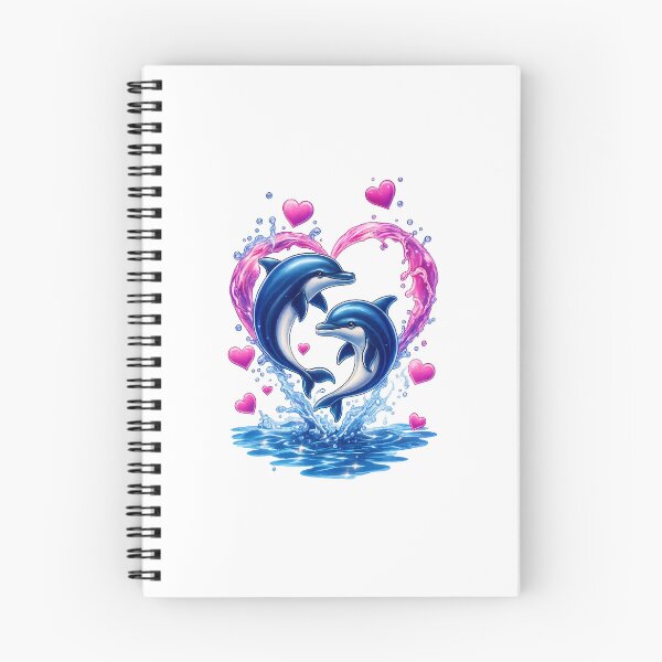 Item preview, Amor de delfines – Corazón del océano designed and sold by studioMintelli.