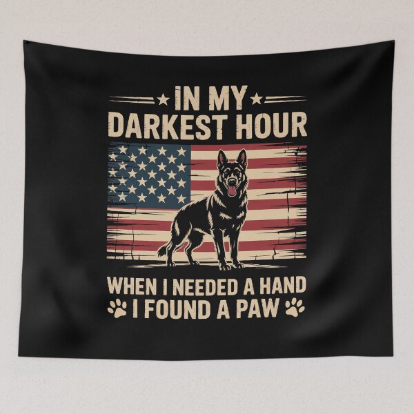Item preview, Dogs In My Darkest Hour When I Needed A Hand I Found A Paw designed and sold by Patricsselin.