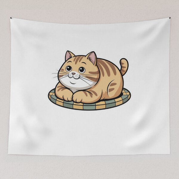 Item preview, loafing cat designed and sold by Mateusz Majcherek.
