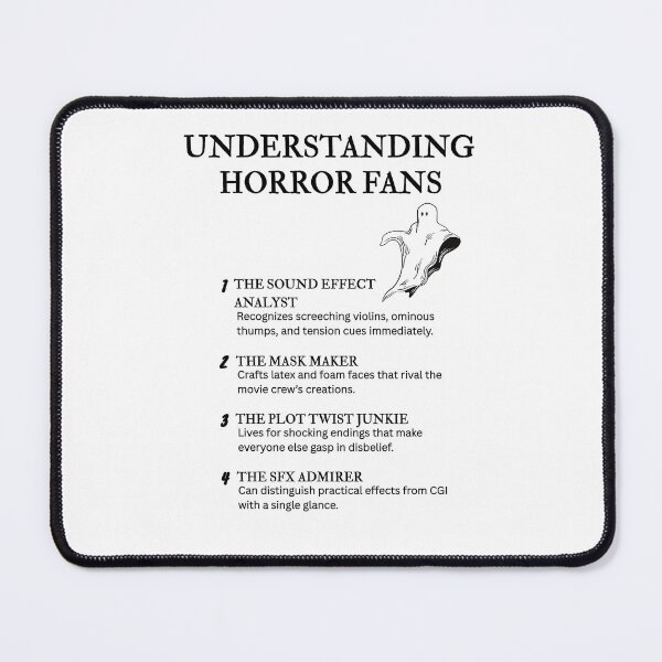 Item preview, Understanding Horror Fans – Creepy, Funny, and Relatable designed and sold by PsyFlow35.