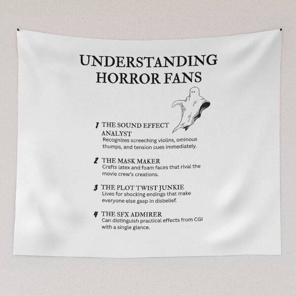 Item preview, Understanding Horror Fans – Creepy, Funny, and Relatable designed and sold by PsyFlow35.