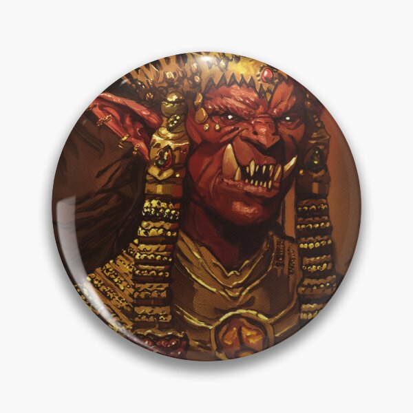 Item preview, King of the Orcs painting designed and sold by Vintage Designs +.