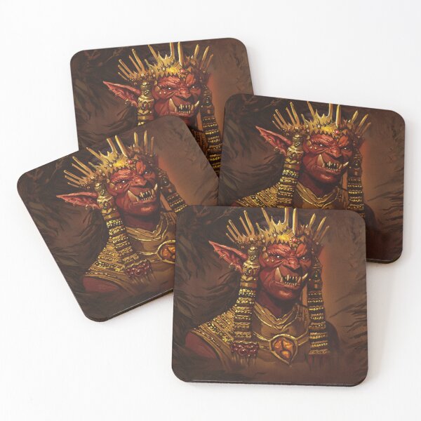Item preview, King of the Orcs painting designed and sold by Vintage Designs +.