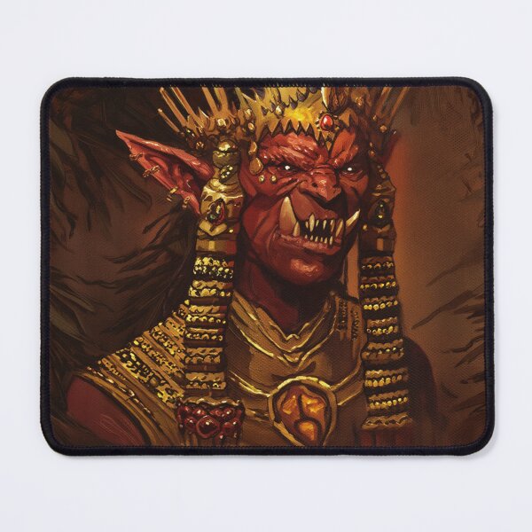 Item preview, King of the Orcs painting designed and sold by Vintage Designs +.
