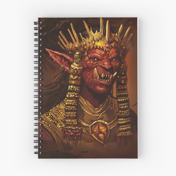 Item preview, King of the Orcs painting designed and sold by Vintage Designs +.