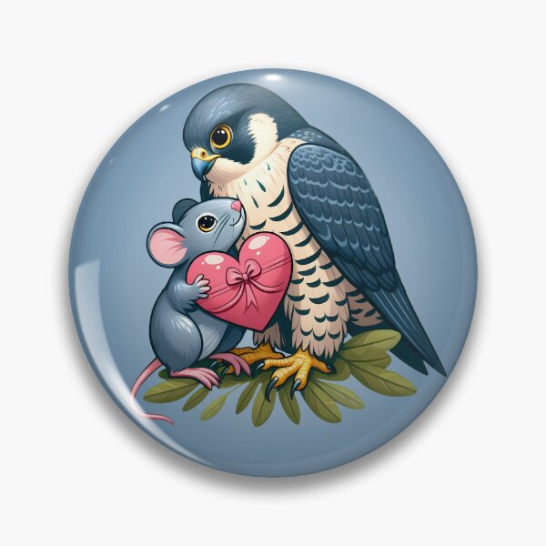 Item preview, Friendship of a Falcon and a Mouse - love knows no boundaries designed and sold by Art-Arcade6.
