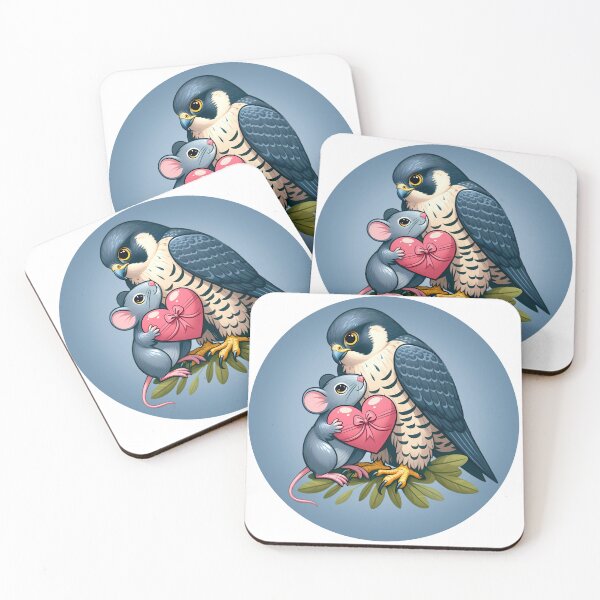 Item preview, Friendship of a Falcon and a Mouse - love knows no boundaries  designed and sold by Art-Arcade6.
