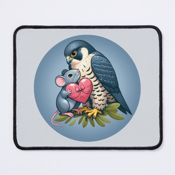 Item preview, Friendship of a Falcon and a Mouse - love knows no boundaries  designed and sold by Art-Arcade6.