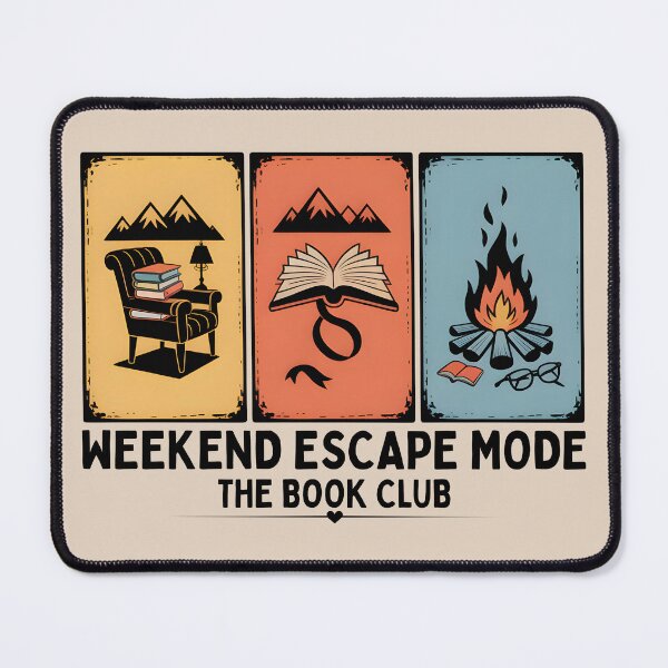 Item preview, The Book Club Cozy Reading Design designed and sold by PrintandJoy.